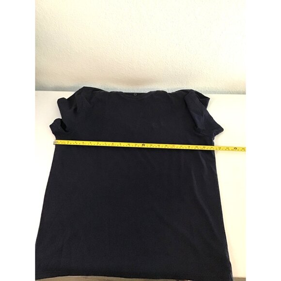 GOODIELLOW- MENS PLAIN NAVY SHORT SLEEVE CREW NECK T-SHIRT SIZE LARGE - Picture 5 of 6